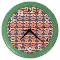 Pattern 175 Color Wall Clock by GardenOfOphir