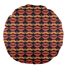 Pattern 175 Large 18  Premium Flano Round Cushions by GardenOfOphir