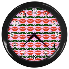 Pattern 174 Wall Clock (black) by GardenOfOphir