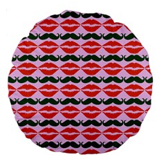 Pattern 174 Large 18  Premium Round Cushions by GardenOfOphir