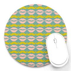 Pattern 176 Round Mousepad