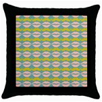 Pattern 176 Throw Pillow Case (Black) Front