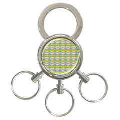 Pattern 176 3-ring Key Chain by GardenOfOphir