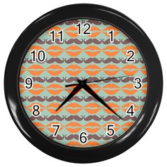 Pattern 178 Wall Clock (black) by GardenOfOphir