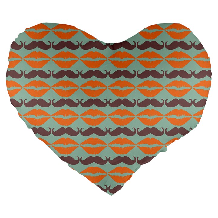 Pattern 178 Large 19  Premium Heart Shape Cushions