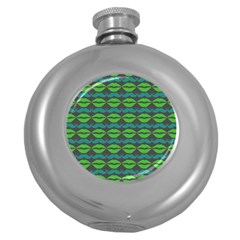 Pattern 179 Round Hip Flask (5 Oz) by GardenOfOphir