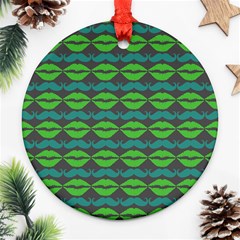 Pattern 179 Round Ornament (two Sides) by GardenOfOphir