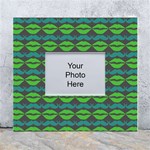 Pattern 179 White Wall Photo Frame 5  x 7  Front