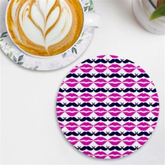 Pattern 177 Uv Print Round Tile Coaster by GardenOfOphir