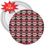 Pattern 180 3  Buttons (10 pack)  Front