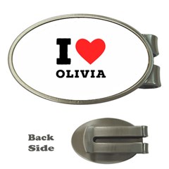 I Love Olivia Money Clips (oval)  by ilovewhateva