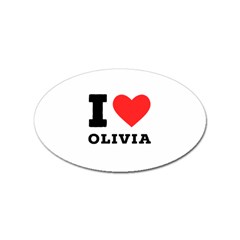 I Love Olivia Sticker (oval) by ilovewhateva