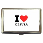 I love olivia Cigarette Money Case Front