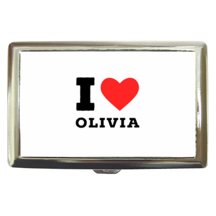 I love olivia Cigarette Money Case