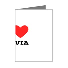 I Love Olivia Mini Greeting Card by ilovewhateva