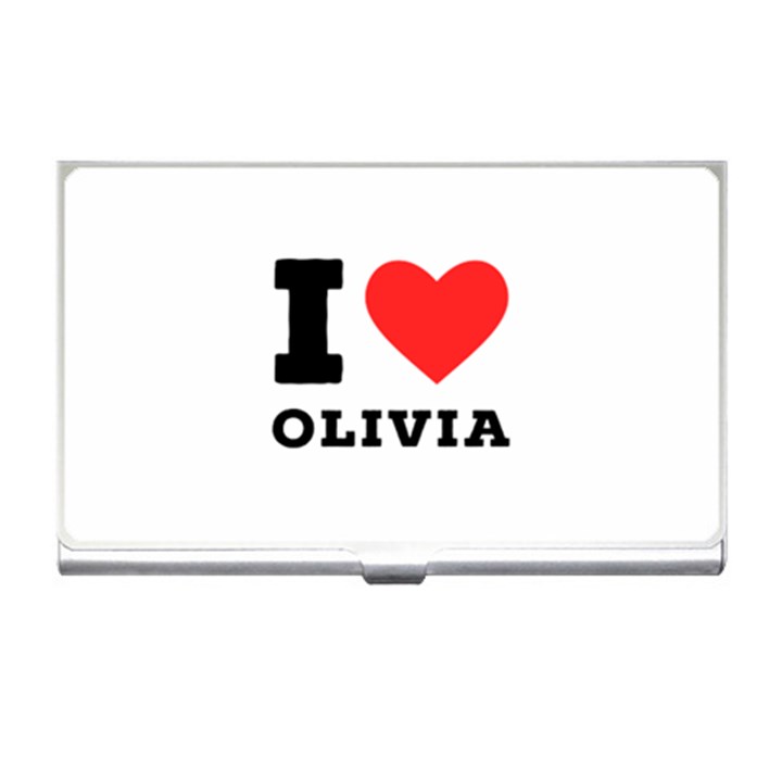 I love olivia Business Card Holder