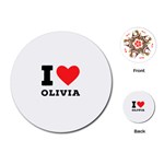 I love olivia Playing Cards Single Design (Round) Front