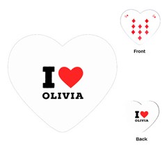 I Love Olivia Playing Cards Single Design (heart) by ilovewhateva