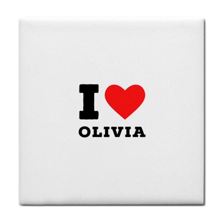 I love olivia Face Towel