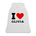 I love olivia Ornament (Bell) Front