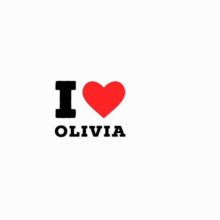 I love olivia Small Garden Flag (Two Sides)