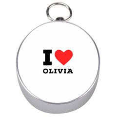 I Love Olivia Silver Compasses by ilovewhateva