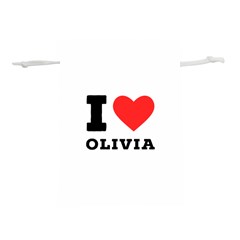 I Love Olivia Lightweight Drawstring Pouch (s) by ilovewhateva