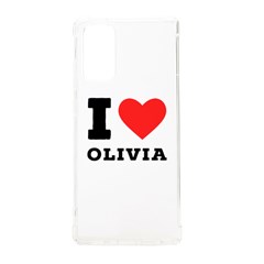 I Love Olivia Samsung Galaxy Note 20 Tpu Uv Case by ilovewhateva