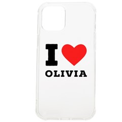 I Love Olivia Iphone 12 Pro Max Tpu Uv Print Case by ilovewhateva