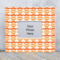 Pattern 181 White Wall Photo Frame 5  X 7  by GardenOfOphir