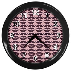 Pattern 182 Wall Clock (black) by GardenOfOphir