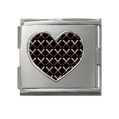 Pattern 183 Mega Link Heart Italian Charm (18mm)