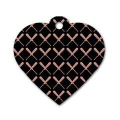 Pattern 183 Dog Tag Heart (one Side) by GardenOfOphir