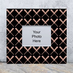 Pattern 183 White Wall Photo Frame 5  X 7  by GardenOfOphir