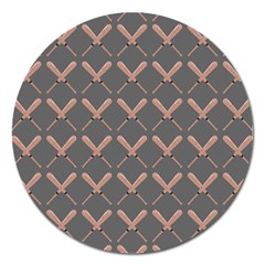 Pattern 184 Magnet 5  (round) by GardenOfOphir