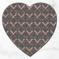 Pattern 184 Jigsaw Puzzle (heart) by GardenOfOphir