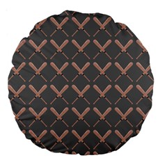 Pattern 184 Large 18  Premium Flano Round Cushions by GardenOfOphir