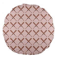 Pattern 185 Large 18  Premium Flano Round Cushions by GardenOfOphir