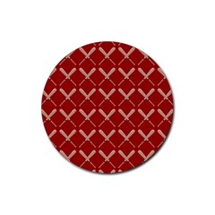 Pattern 186 Rubber Round Coaster (4 Pack) by GardenOfOphir