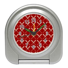 Pattern 186 Travel Alarm Clock by GardenOfOphir