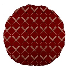 Pattern 186 Large 18  Premium Flano Round Cushions by GardenOfOphir