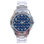 Pattern 187 Stainless Steel Analogue Watch Front