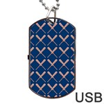 Pattern 187 Dog Tag USB Flash (Two Sides) Back