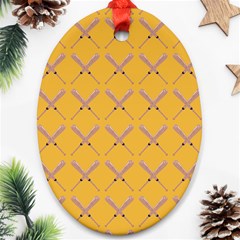 Pattern 189 Oval Ornament (two Sides) by GardenOfOphir