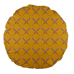 Pattern 189 Large 18  Premium Flano Round Cushions by GardenOfOphir