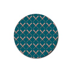 Pattern 191 Rubber Round Coaster (4 Pack) by GardenOfOphir