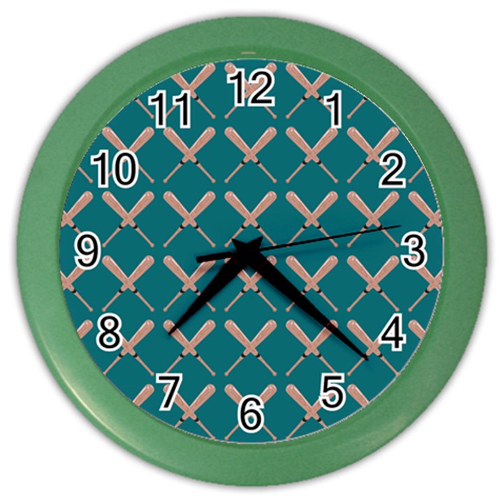 Pattern 191 Color Wall Clock