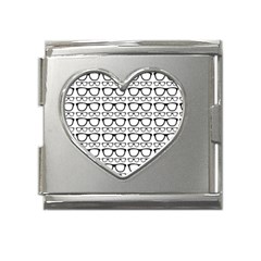 Pattern 193 Mega Link Heart Italian Charm (18mm)