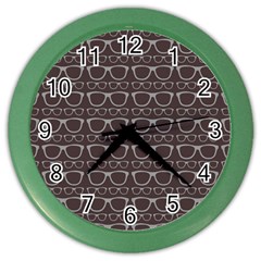 Pattern 194 Color Wall Clock by GardenOfOphir