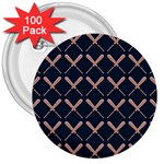 Pattern 192 3  Buttons (100 pack)  Front